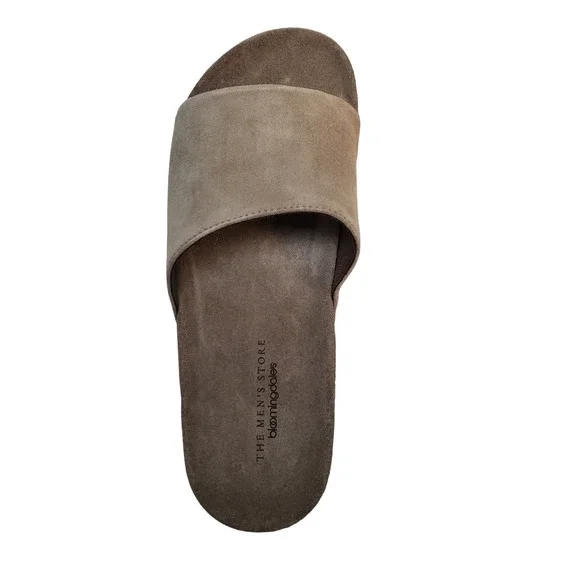 New The Mens Store at Bloomingdales Mens Shoes Slide Comfort Sandals Sto… - Picture 5 of 6